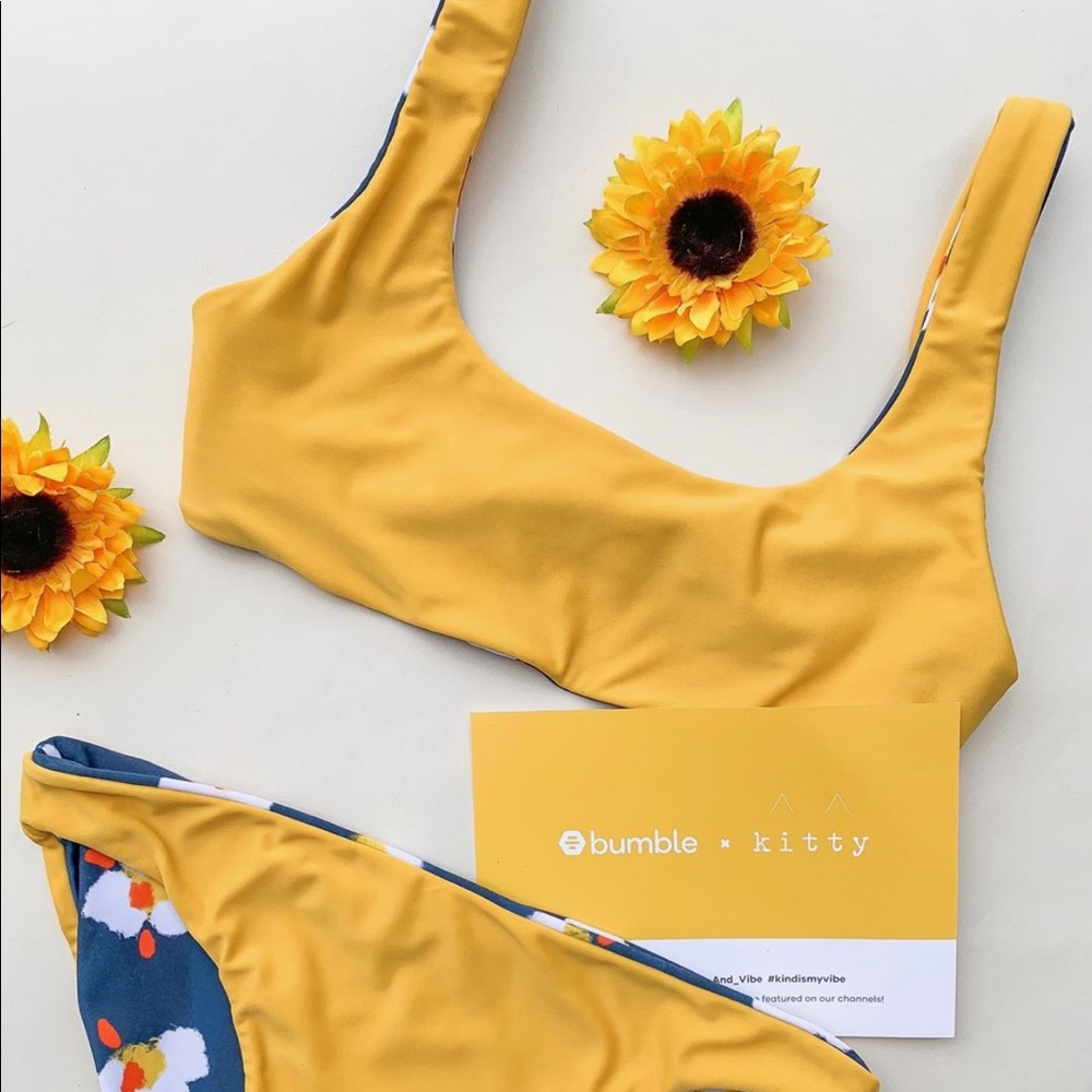 YELLOW BIKINI SET